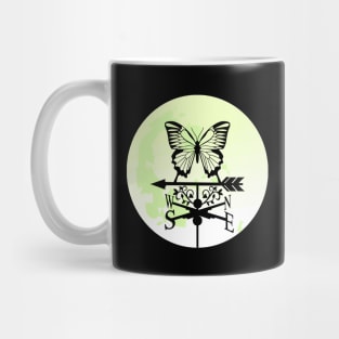 butterfly silhouette Mug